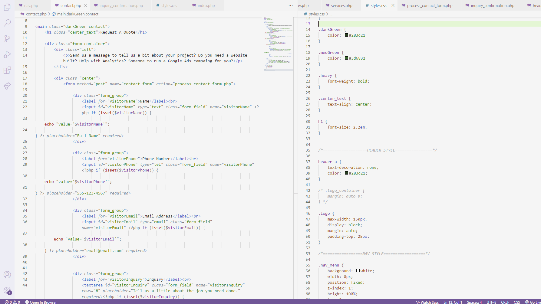 image of raw code